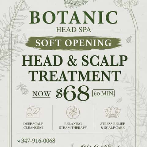 Botanic Head Spa, head spa in Brooklyn, NY
