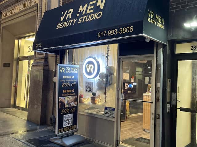 VR Men Beauty Studio Men's Spa, head spa in New York, NY